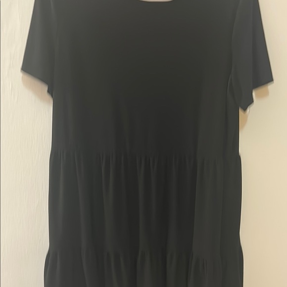 Nicole Miller Black Tiered Dress XL - Picture 5 of 7